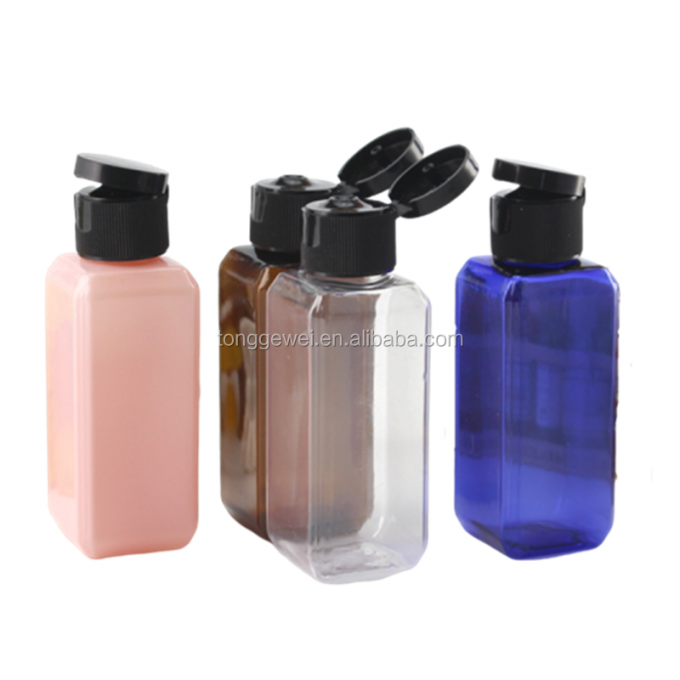 La meilleure bouteille ambre carrée de vente de l'animal familier 250ml avec la vente en gros supérieure de chapeau de secousse