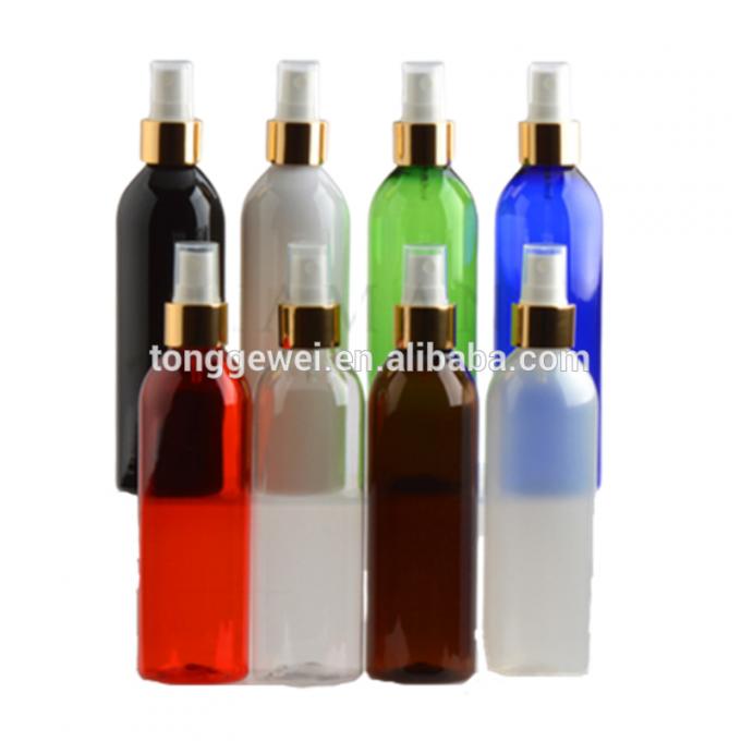 La meilleure vente en gros rechargeable cosmétique en plastique noire de vente de bouteille de jet de brume d'amende de parfum d'or clair blanc ambre de rose d'animal familier petite