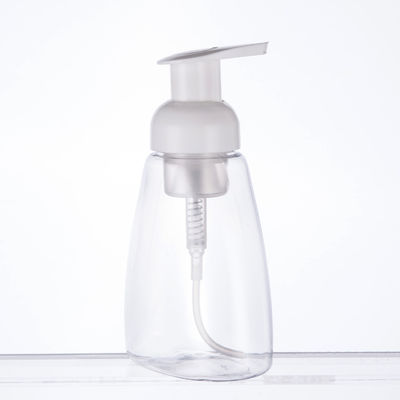 Press 180ml Plastic Foam Pump Bottle 60ml Clear Screw Cap